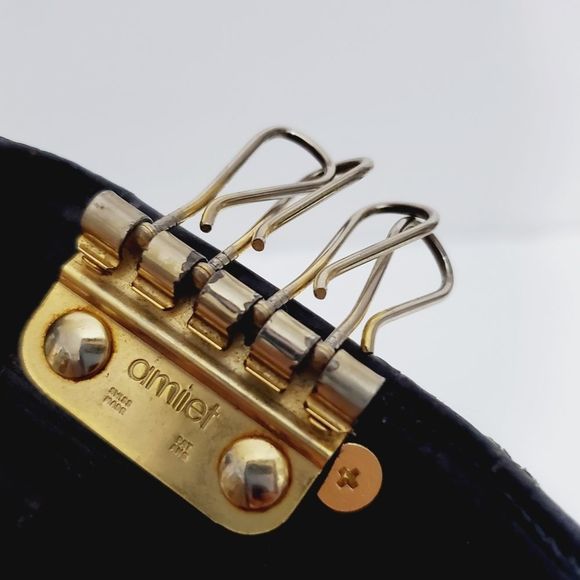 GUCCI auth GG monogram VTG key case hook blue - Picture 6 of 14